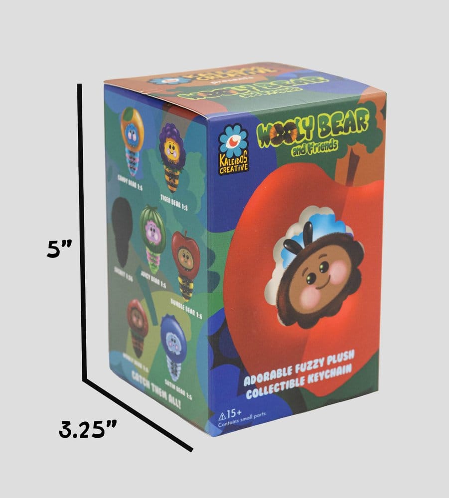 Wooly Bear and Friends Plush Keychain S1 7 cm Blind Box Display (6)