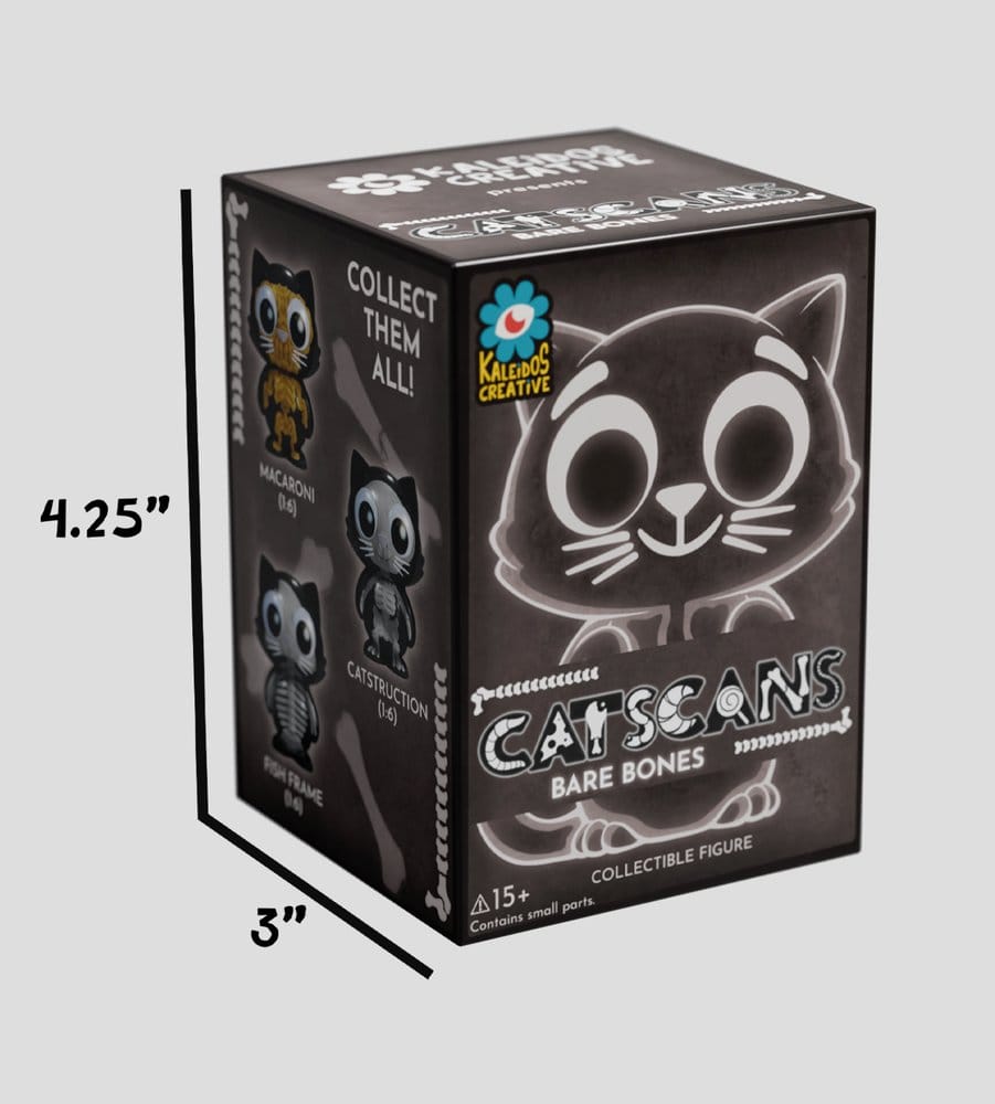 Catscans Mini Figures S2 Bare Bones 6 cm Blind Box Display (6)