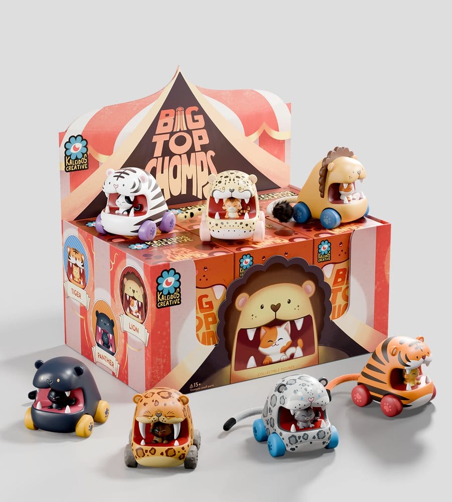 Big Top Chomps Mini Figures S1 6 cm Blind Box Display (6)
