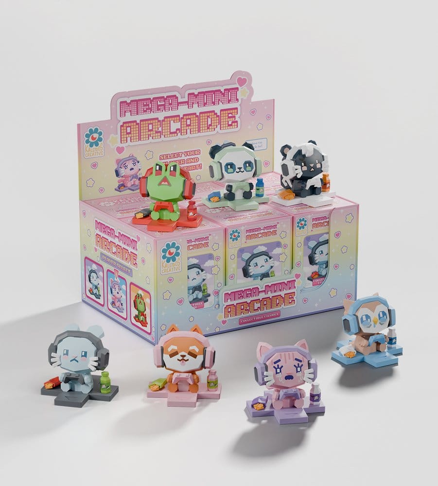 Mega Mini Arcade Mini Figures S1 6 cm Blind Box Display (6)
