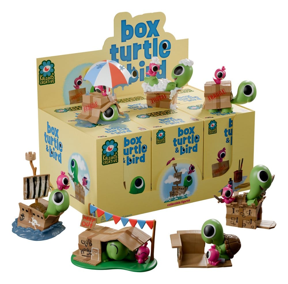 Box Turtle and Bird Mini Figures S1 9 cm Blind Box Display (6)