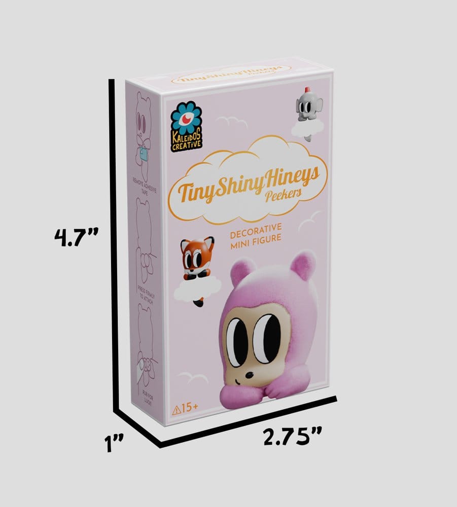 Tiny Shiny Hiney Peakers Mini Figures S1 6 cm Blind Box Display (6)
