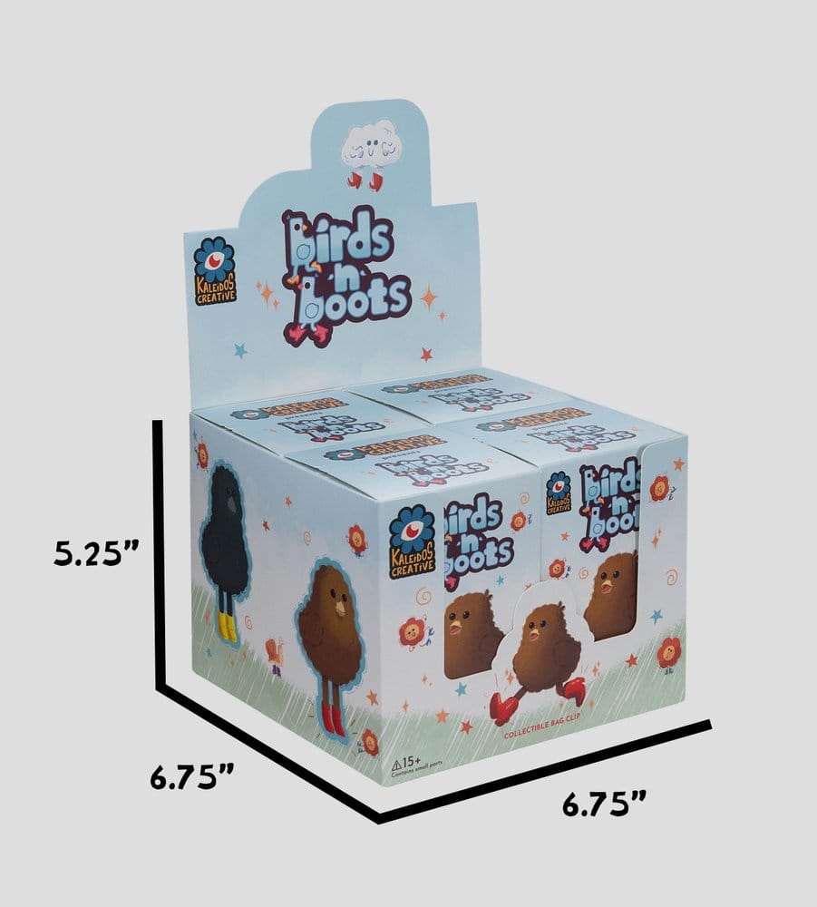 Birds N Boots Mini Figures 8 cm Blind Box Display (4)