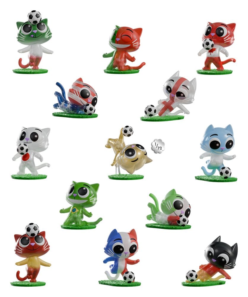 Cat Scans Mini Figures S3 - On the Ball 6 cm Blind Box Display (12)