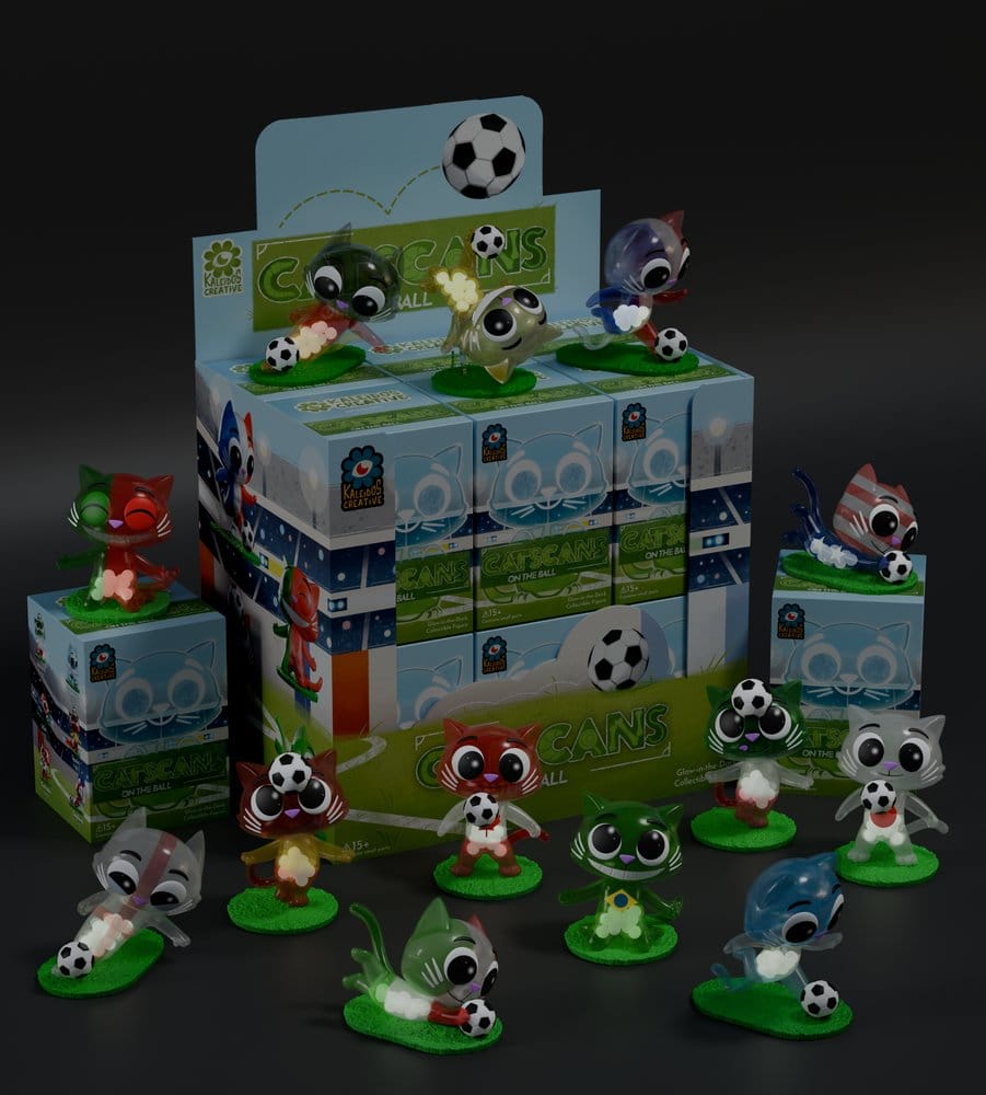 Cat Scans Mini Figures S3 - On the Ball 6 cm Blind Box Display (12)