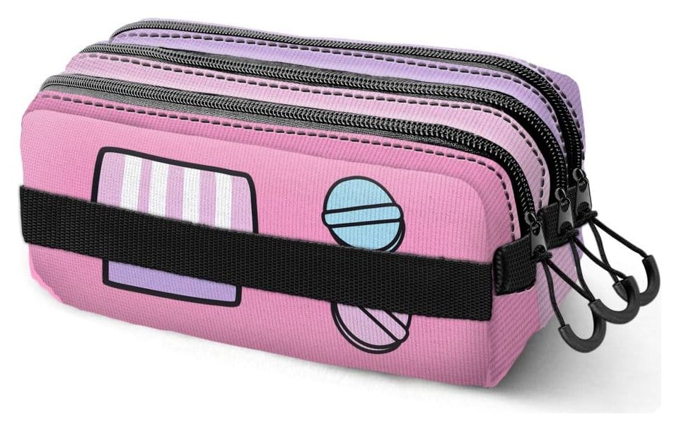 Sanrio Fan Trick Pencil case 2.2 Hello Kitty Gashapon Pink