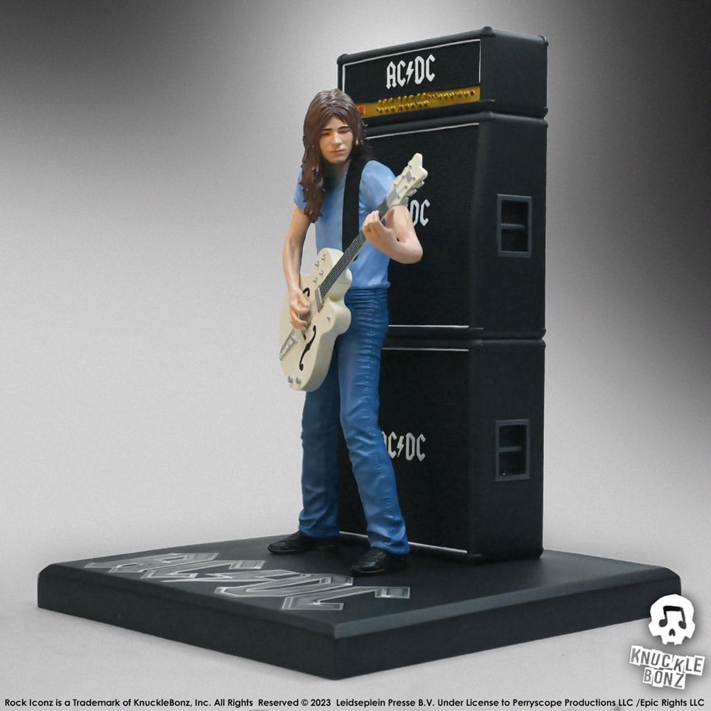 AC/DC Rock Iconz Statue Malcolm Young II 23 cm - Damaged packaging