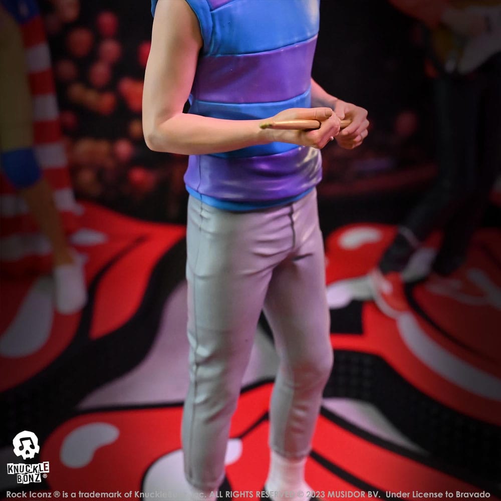 Die Rolling Stones Rock Iconz Statue Charlie Watts (Tattoo You Tour 1981) 22 cm