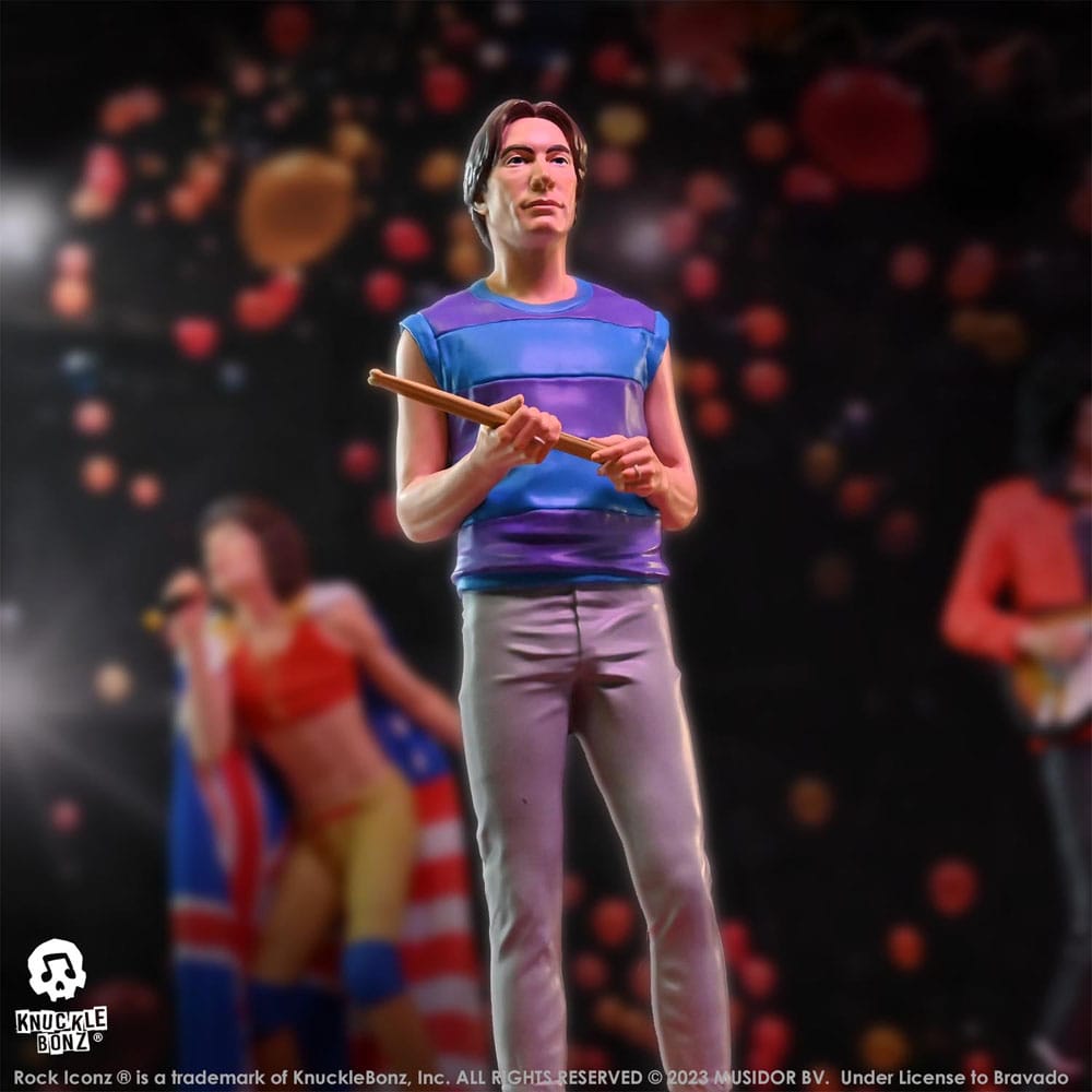 Die Rolling Stones Rock Iconz Statue Charlie Watts (Tattoo You Tour 1981) 22 cm