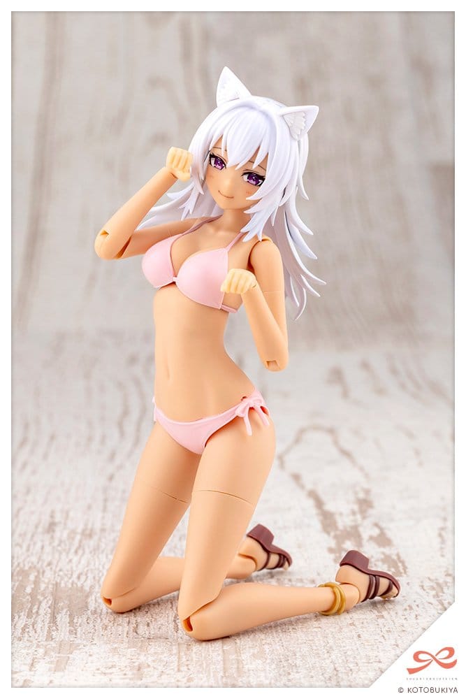 Sousaishojoteien Plastic Model 1/10 Animal Ears Emulator Swim Style Dreaming Style Twilight Cat 17 cm