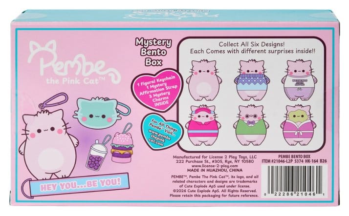 Pink Keyrings Blind Box Bento Box Display 8 cm (8)