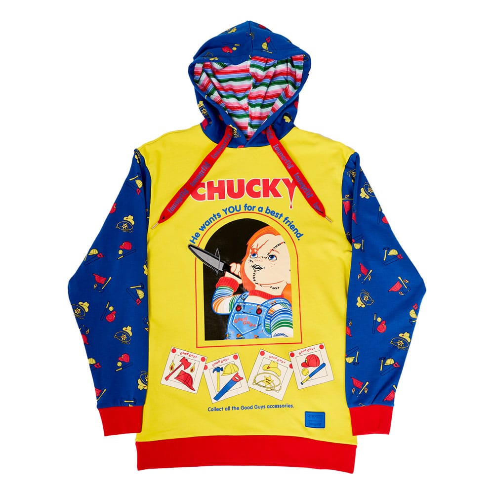 Child's Play by Loungefly hooded jacket Chucky Size L