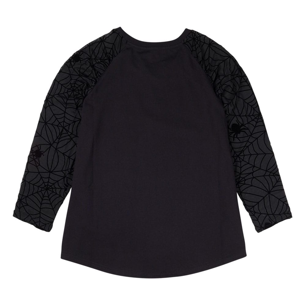 Elivira by Loungefly Tee T-Shirt Unisex Shirred Raglan Size L