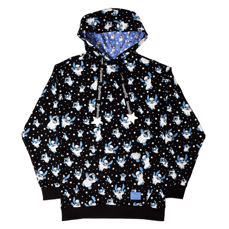 Lilo&Stich by Loungefly hooded jacket Ghost  Size L