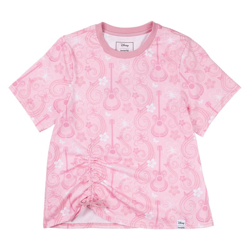 Disney by Loungefly Tee T-Shirt Unisex Hannah Montana Shirred Hem Size M