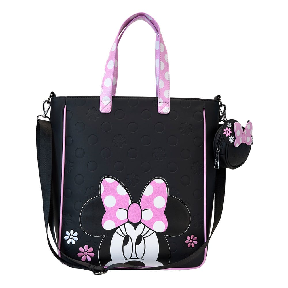 Disney by Loungefly Crossbody with Coin Bag Minnie Floral Rock the Dots