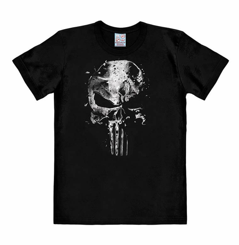 Marvel Easy Fit T-Shirt Punisher - Mercury Skull Size L