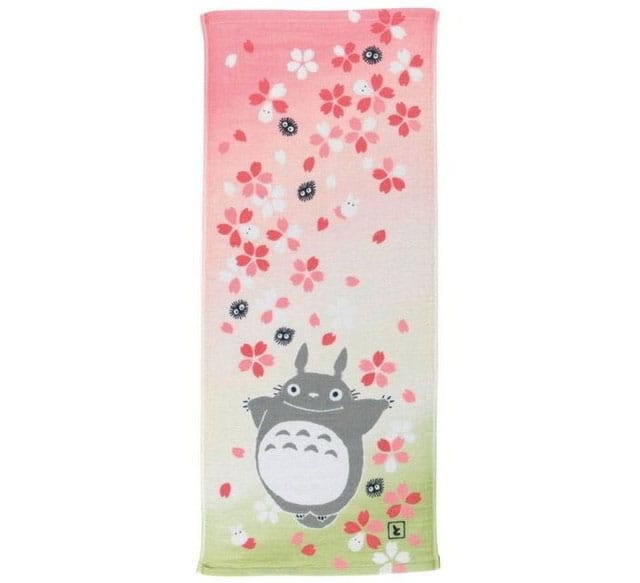 My Neighbor Totoro Imabari Towel Totoro Hanafubuki 34 x 80 cm