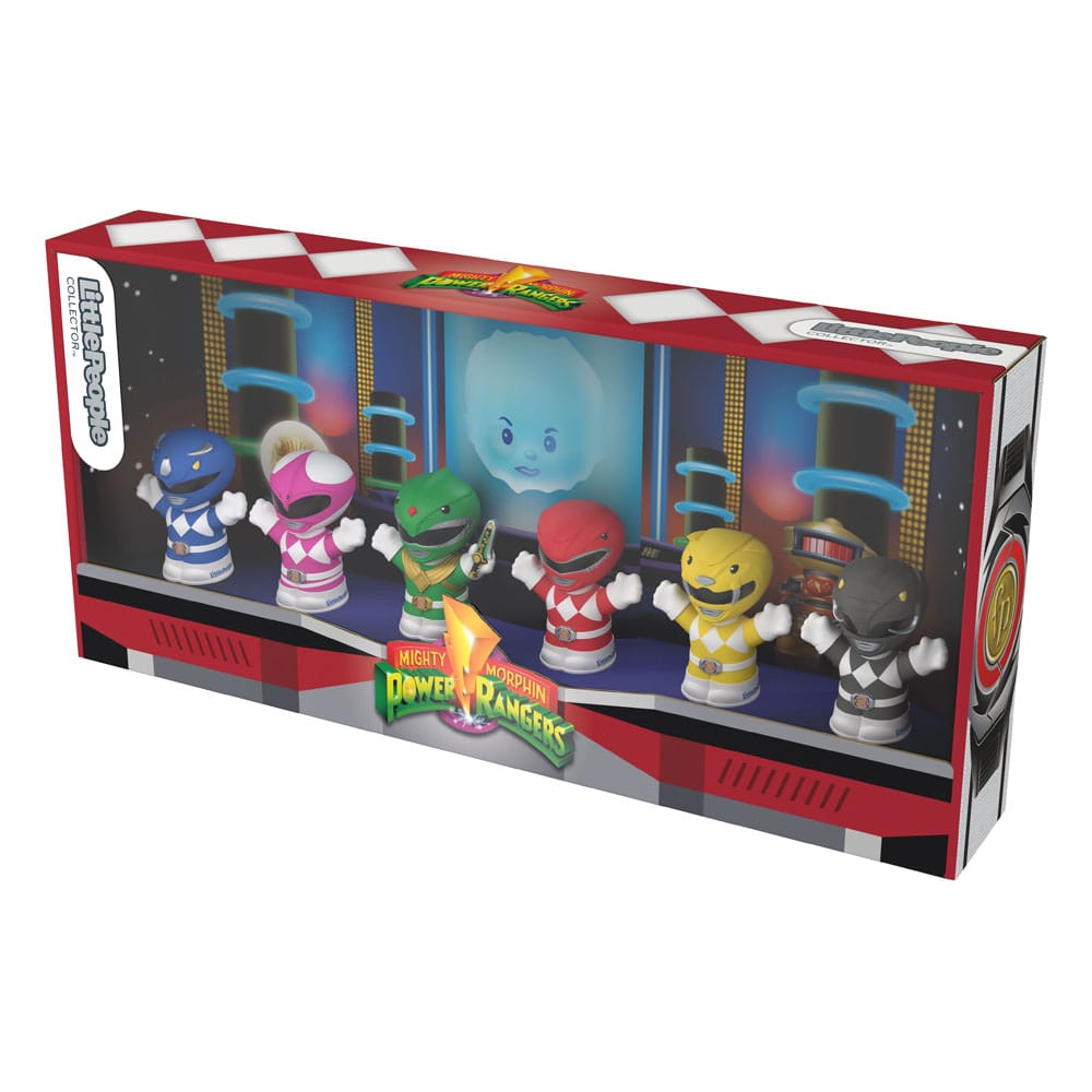 Mighty Morphin Power Rangers Fisher-Price Little People Collector Mini Figures 6-Pack 7 cm