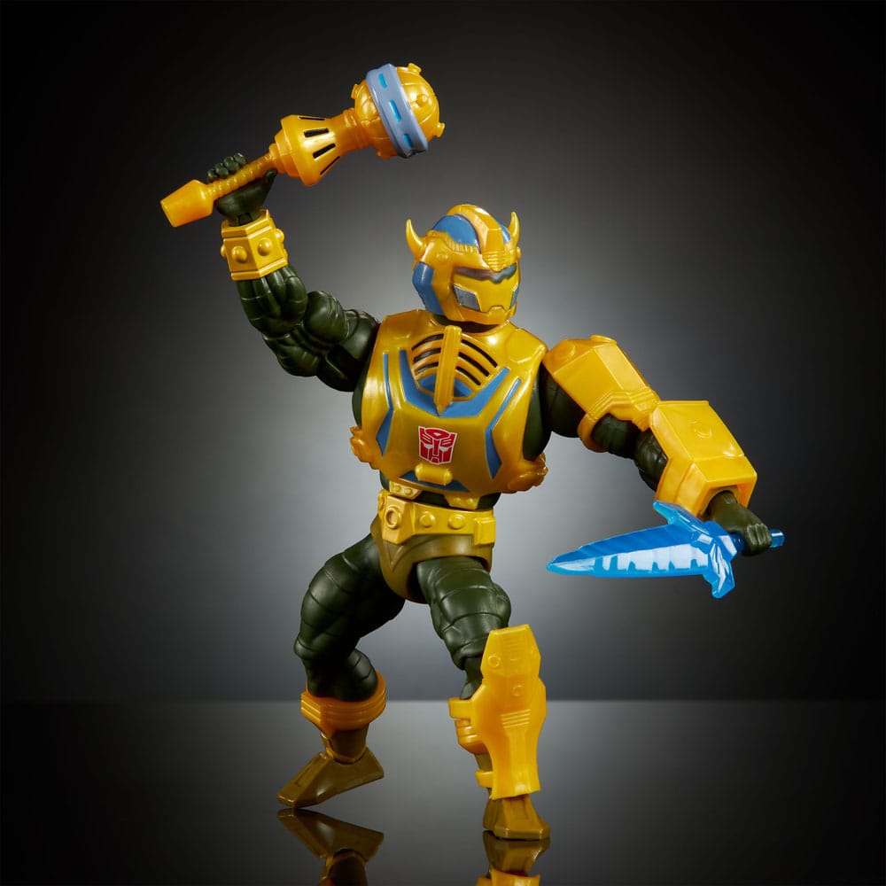 Masters of the Universe x Transformers Action Figure Bumblebee Armor Man-At-Arms European Exclusive 14 cm