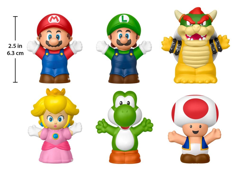 My Mario Little People Collector Mini Figure 6-Pack 7 cm