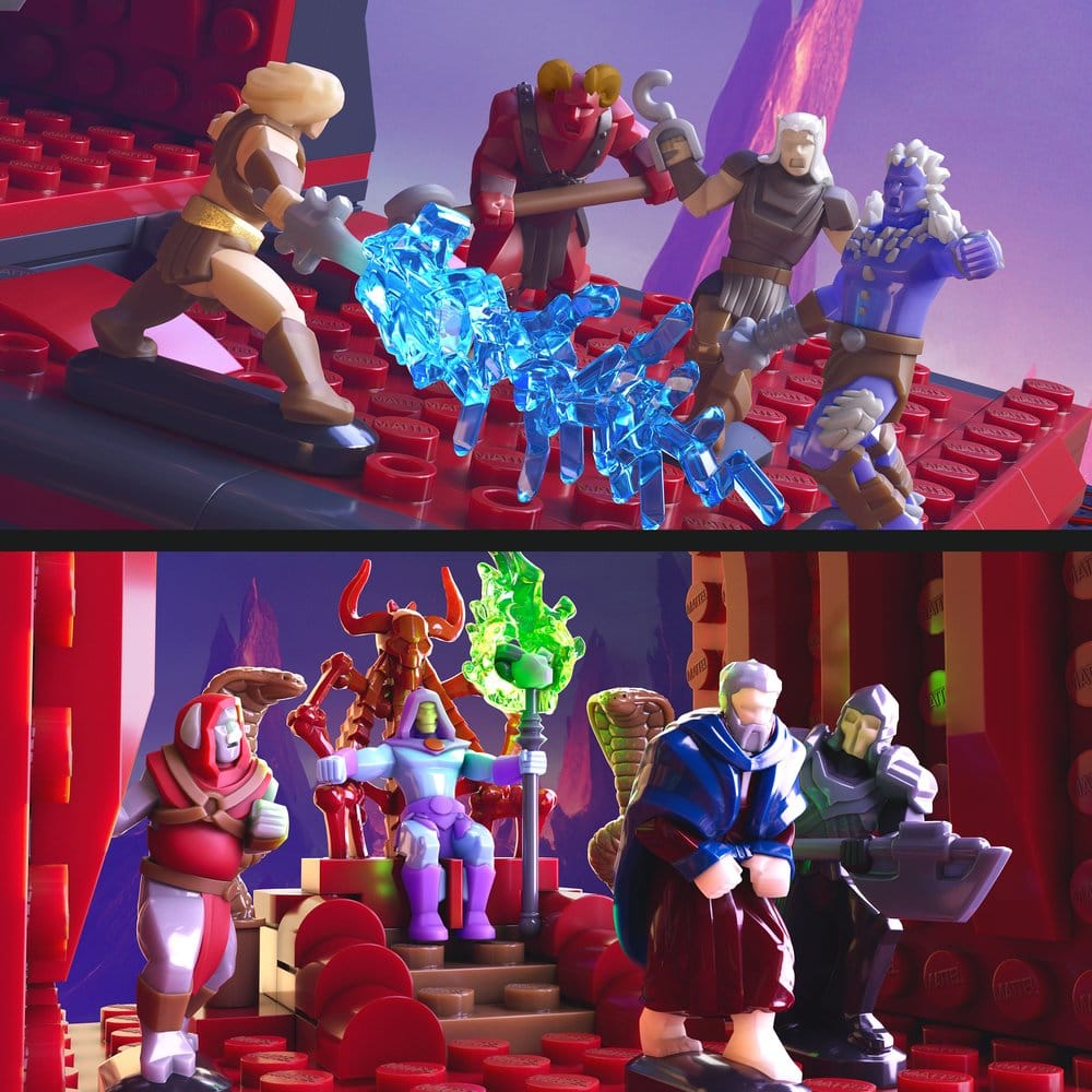 Masters of the Universe Mattel Brick Shop Construction Set Snake Mountain