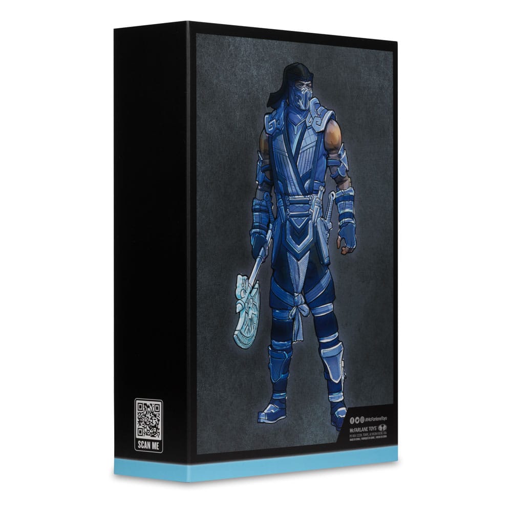 Mortal Kombat Action Figure Glow in the Dark Edition Sub-Zero (Gold Label) 18 cm