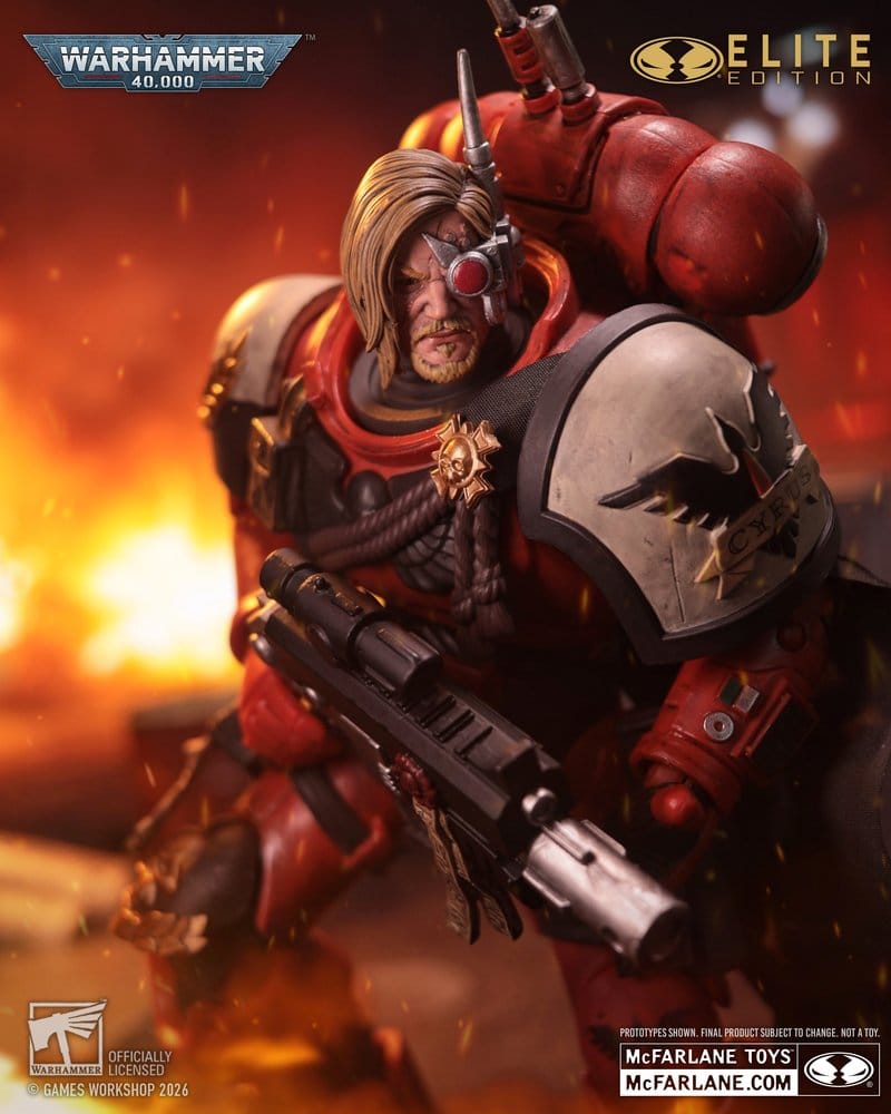 Warhammer 40,000 Dawn of War McFarlane Elite Edition Action Figure Captain Cyrus (Dawn of War 4) 20 cm