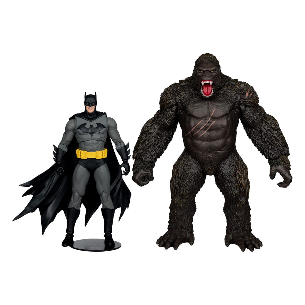 DC Justice League Monsterverse DC Multiverse Action Figures 2-Pack Batman & Kong 29 cm