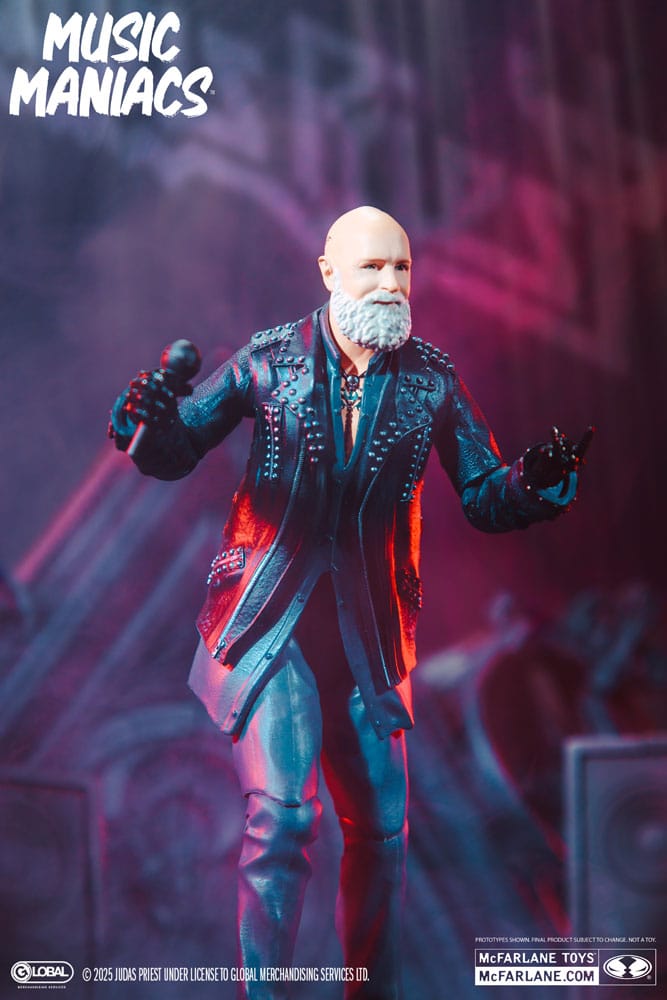 Judas Priest Music Maniacs Heavy Metal Action Figure Rob Halford 15 cm