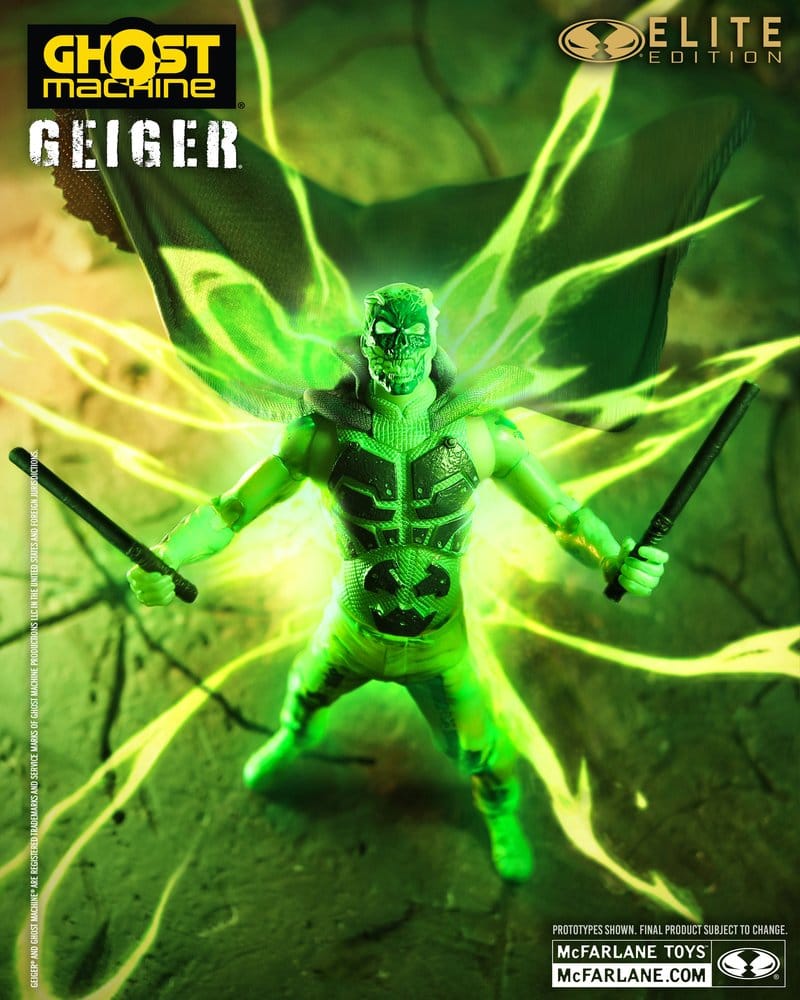 Ghost Machine McFarlane Elite Edition Deluxe Action Figure Geiger 18 cm
