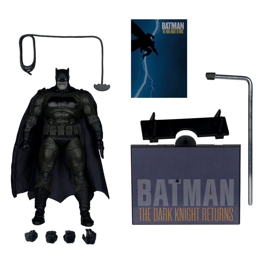 DC Multiverse McFarlane Cover Recreations Action Figure Batman (Batman: The Dark Knight Returns #1) (Gold Label) 18 cm