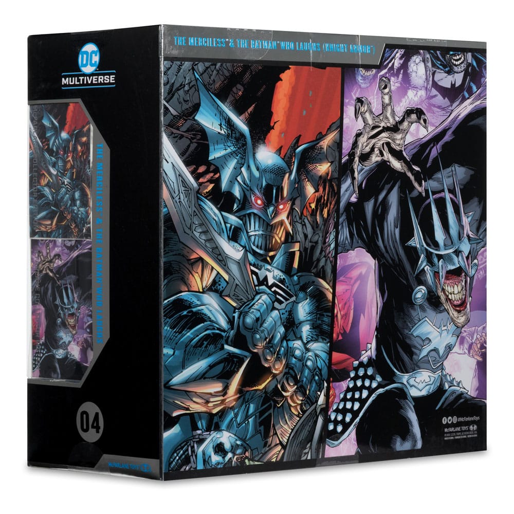 DC Multiverse McFarlane Collector Edition Action Figure 2-Pack #04 Batman who laughs (Knight Armor) & Merciless (Dark Multiverse)  18 cm