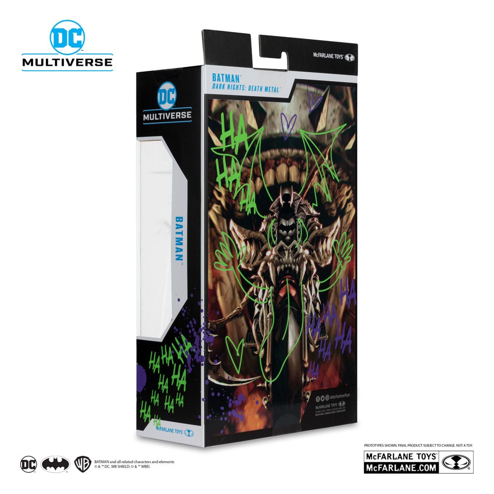 DC Multiverse Action Figure Batman (Dark Nights: Death Metal) Jokerized (Gold Label) 18 cm