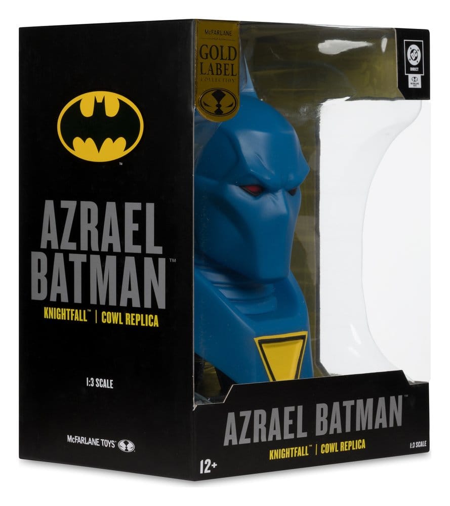Batman DC Direct Mini-Replica 1/3 Azrael Batman Mask (Batman: Knightfall) (Gold Label Collection) 18 cm