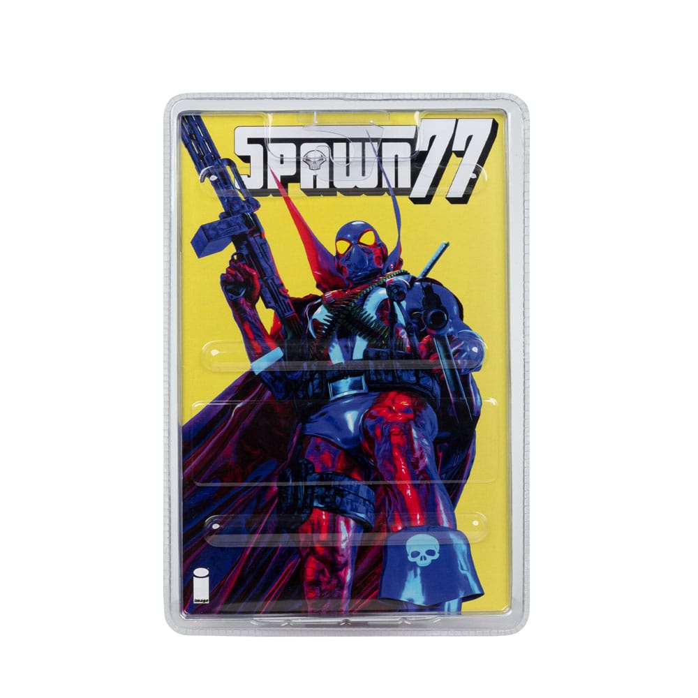 Spawn Page Punchers Action Figure Spawn 1977 Red and Blue (Chase) Red Platinum Edition 18 cm