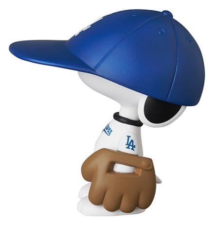 MLB × Peanuts UDF PVC Figure Los Angeles Dodgers Snoopy 7 cm