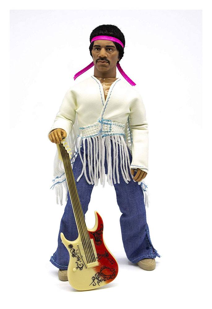 Jimi Hendrix Action Figure Woodstock Flocked 20 cm