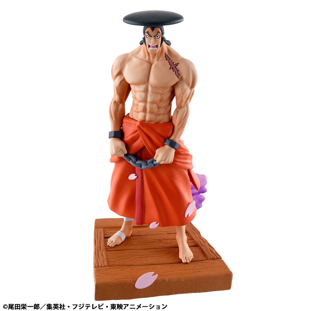 One Piece Petitrama PVC Mini Statue Logbox Re Birth Wano Country Vol. 1 Set 9 cm