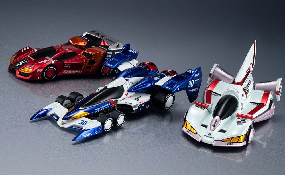 Future GPX Cyber Formula Vehicles 1/18 3-Pack 10's Cyber Formula world grand prix set Heritage Edition 14 cm