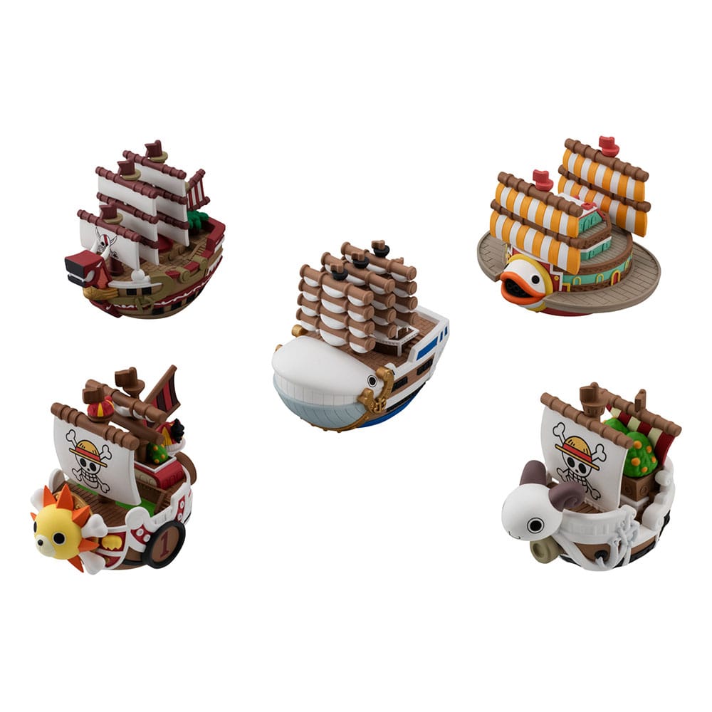 One Piece Yuracolle  Series Trading Figure Grand Line 6 cm Assortment (6)