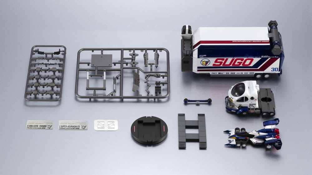 Future GPX Cyber Formula Collection Vehicles 2-Pack Sugolegerd 10V5000 & Super Asurada 01 Circuit Mode -Heritage Edition- DX 22 cm (with gift)