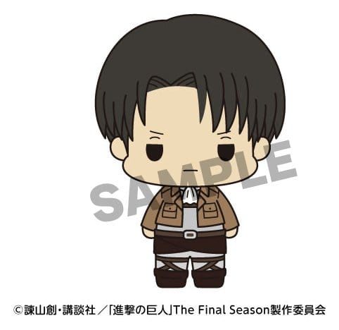 Attack on Titan Chokorin Collection Mini Figures 5 cm Blind Box Display (6)