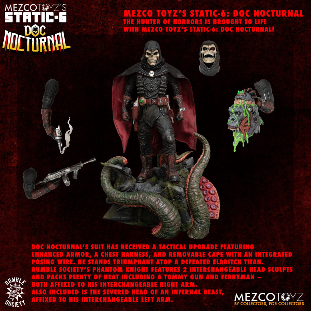 Original Character Static-6 PVC Statue 1/6 Rumble Society – Doc Nocturnal 38 cm