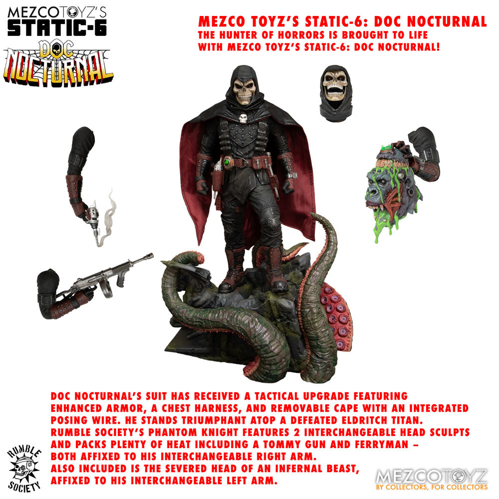 Original Character Static-6 PVC Statue 1/6 Rumble Society – Doc Nocturnal 38 cm