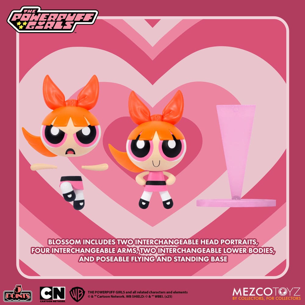 The Powerpuff Girls Christmas Vacation 5 Points Action Figures 10 cm Assortment (16)