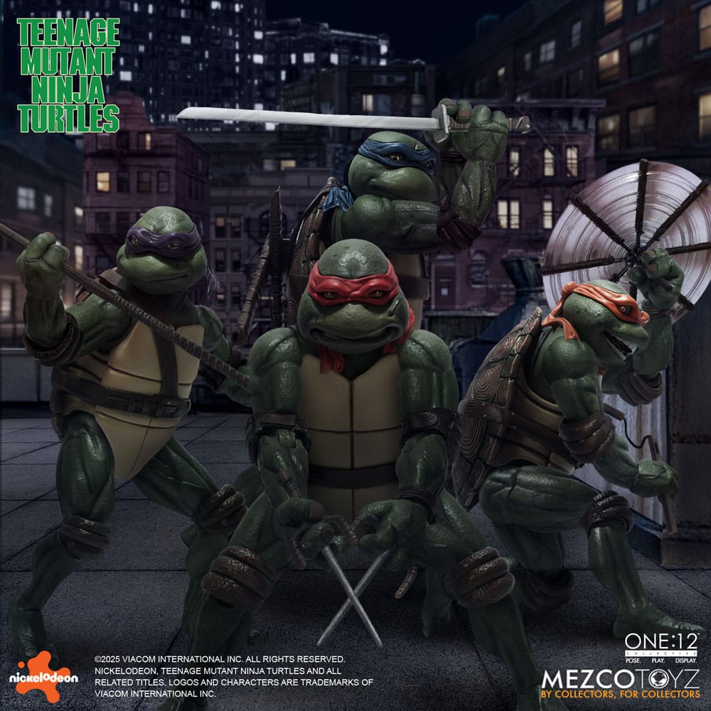 Teenage Mutant Ninja Turtles Figures box set 1/12 Teenage Mutant Ninja Turtles (1990 Movie) 15 cm