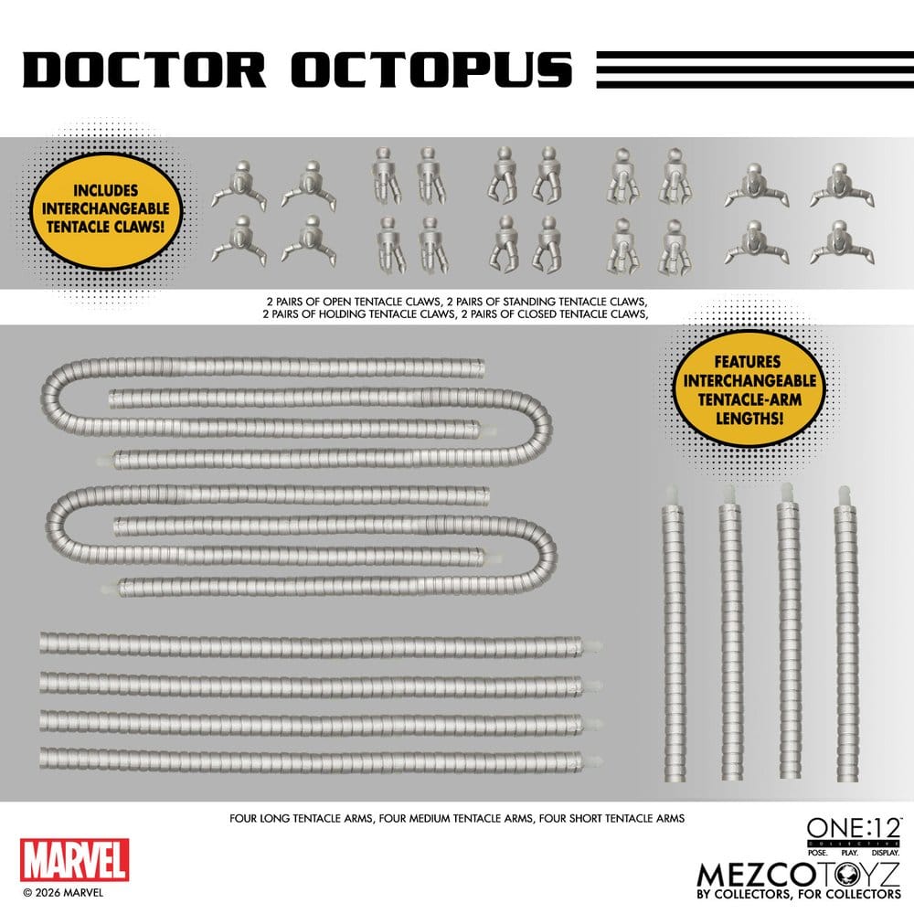 Marvel Comics One:12 Collective Action Figure 1/12 Doctor Octopus 16 cm
