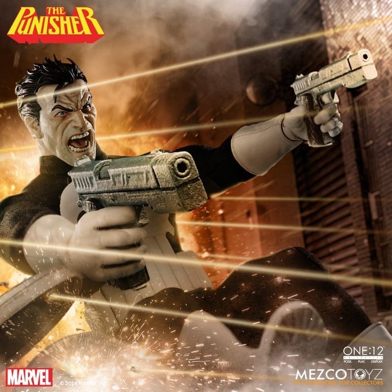 Marvel Comics One:12 Collective Action Figure 1/12 Punisher 17 cm