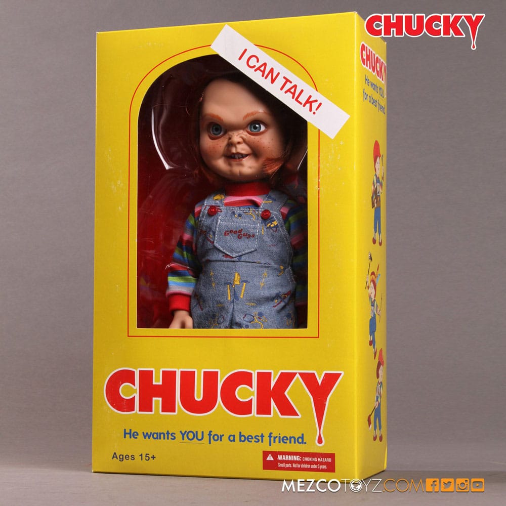Child's Play Talking Sneering Chucky 38 cm